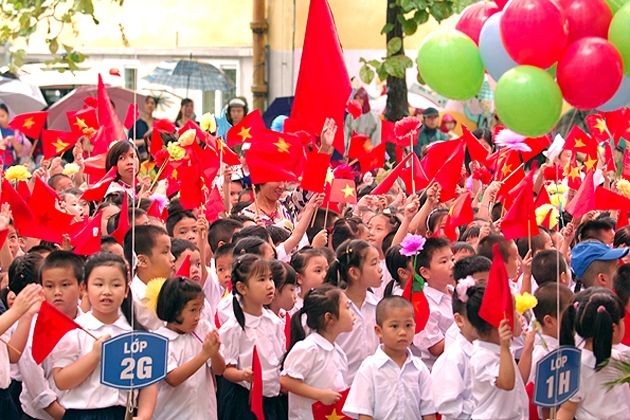 Dàn ý tả buổi lễ khai giảng (số 5)
