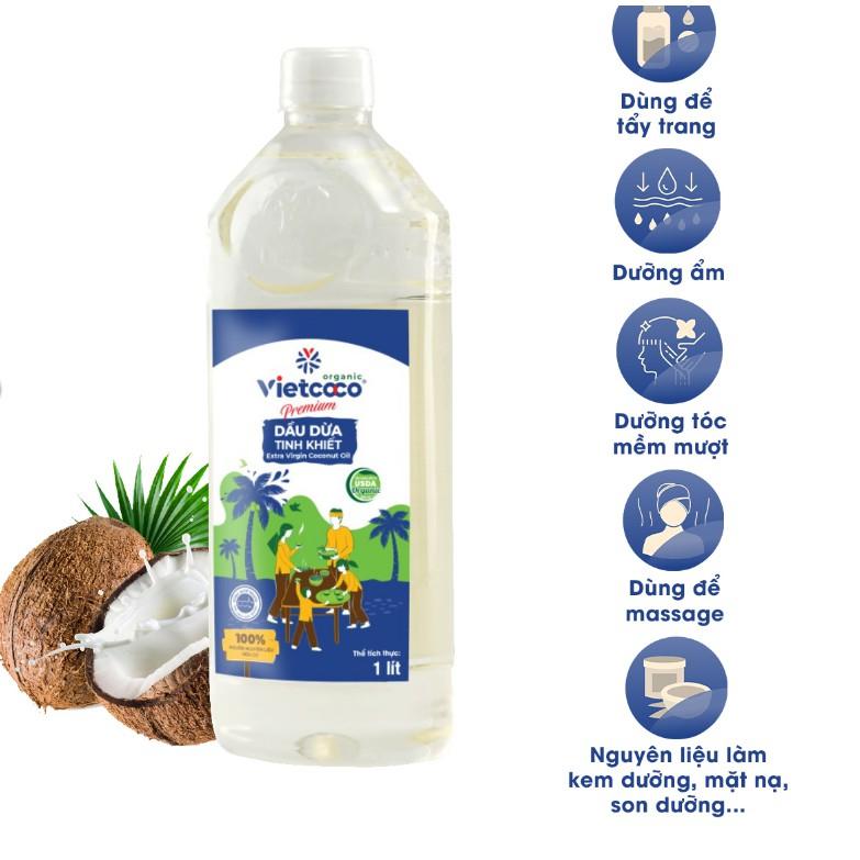 Dầu dừa tinh khiết Organic Vietcoco