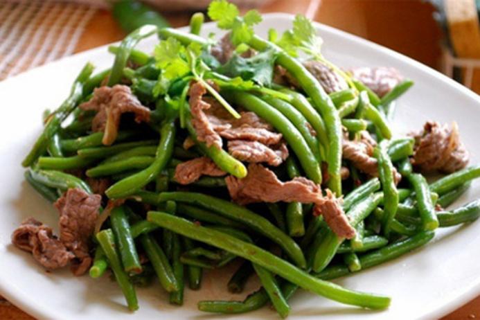 Đậu đũa xào thịt bò
