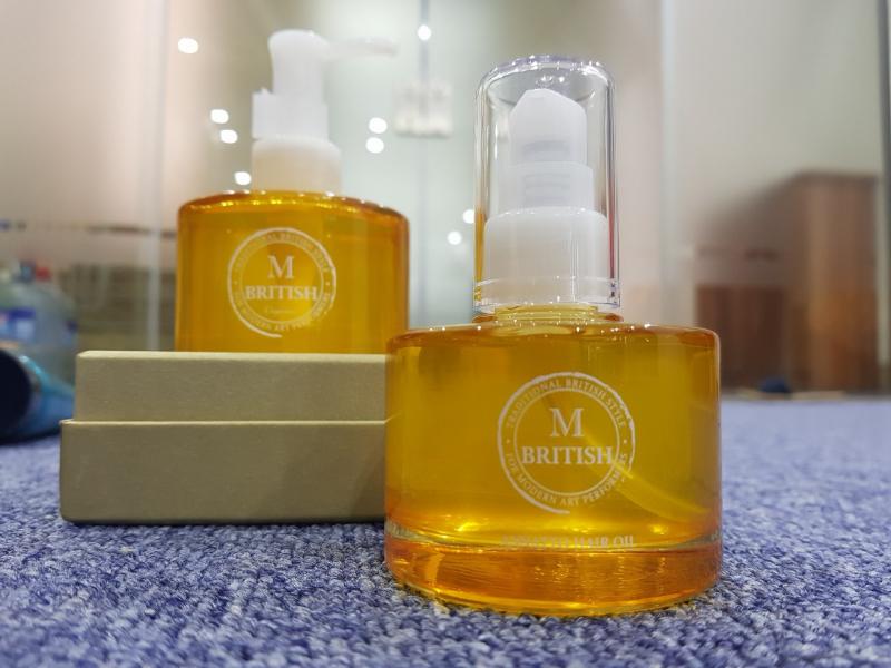 Dầu dưỡng tóc Organic cho bé BRITISH M Annatto Hair Oil
