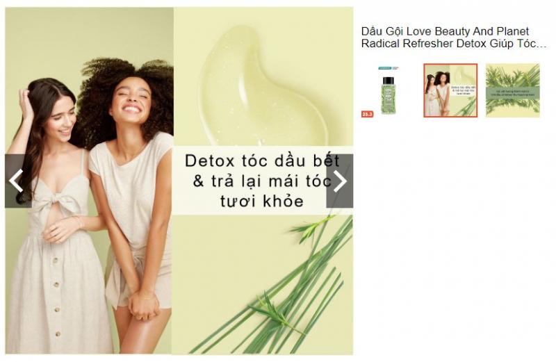 Dầu gội Love beauty and Planet