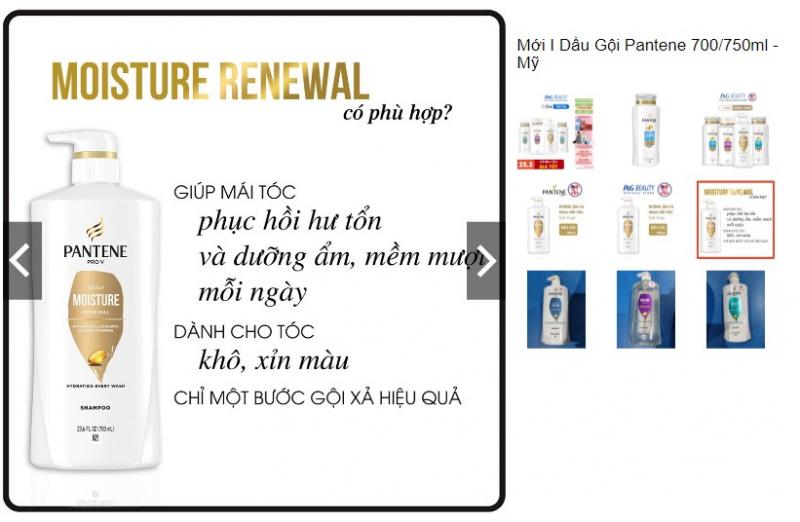 Dầu gội Pantene