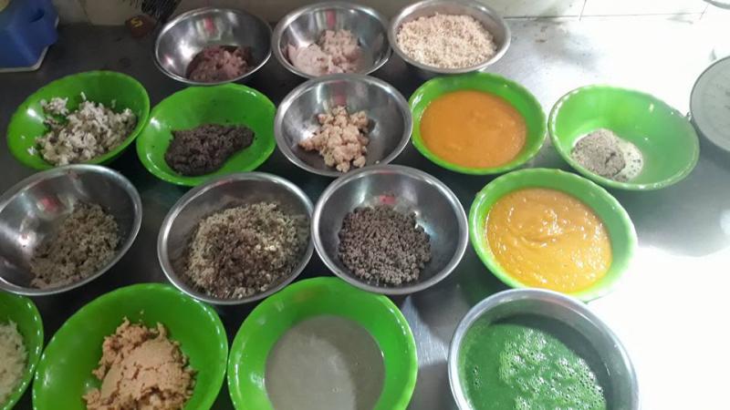 Dạy nấu cháo dinh dưỡng Rồng Vàng