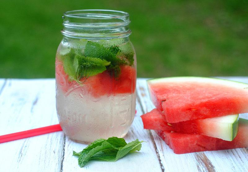 Detox dưa hấu - bạc hà