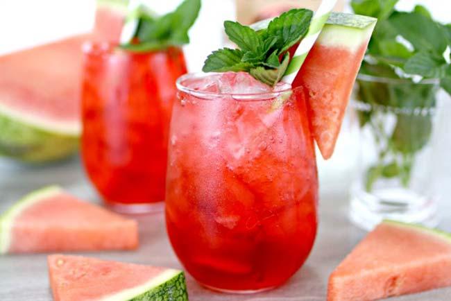 Detox dưa hấu - bạc hà