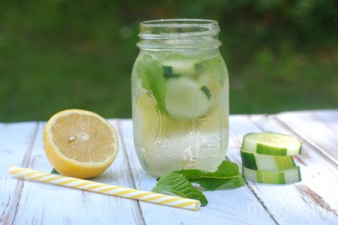 Detox gừng - dưa chuột