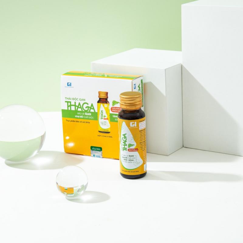 Detox thải độc gan THAGA bổ gan làm mát gan ngăn ngừa men gan cao do bia rượu