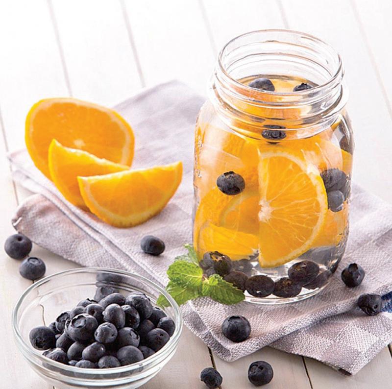 Detox việt quất - cam