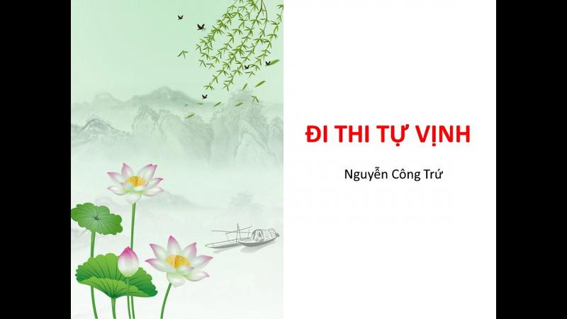 Đi thi tự vịnh