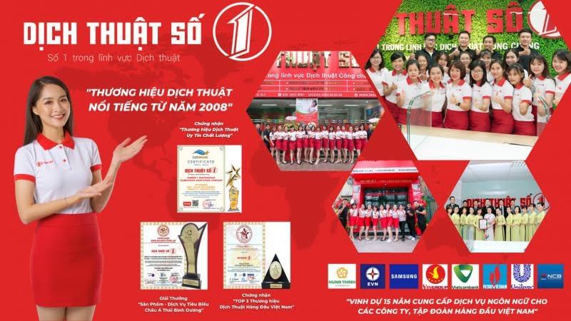 Dịch Thuật Số 1 - Công Ty Dịch Thuật Công Chứng Uy Tín Nhất Hà Nội