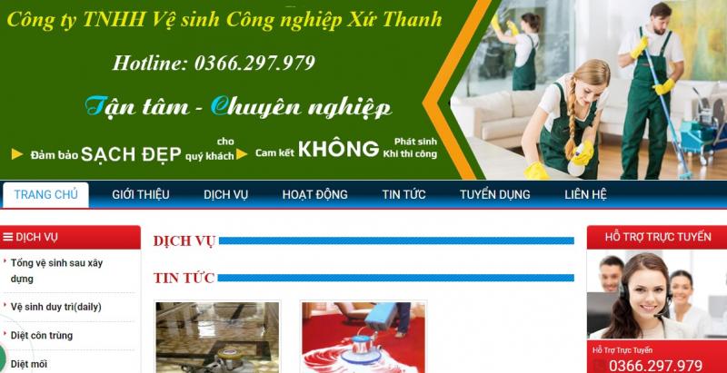 Dịch vụ vệ sinh Công nghiệp Xứ Thanh