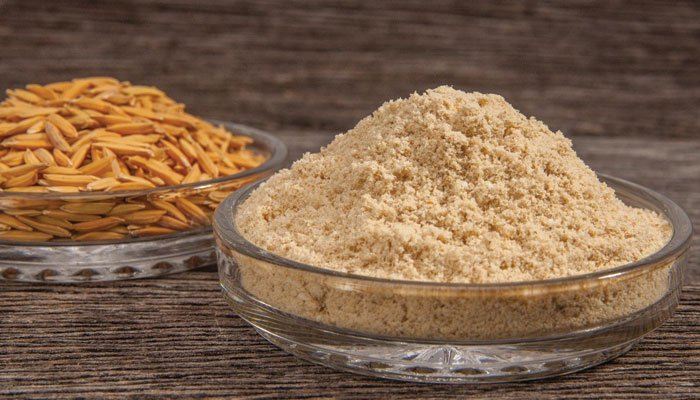 Chữa viêm lỗ chân lông bằng bột cám gạo