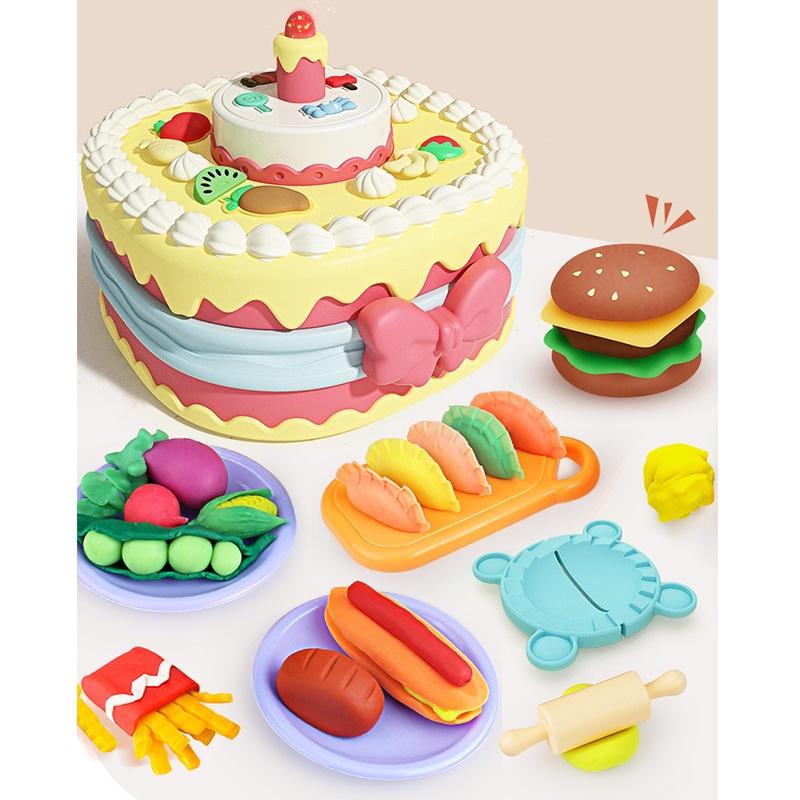 Bộ đồ chơi làm bánh từ đất nặn