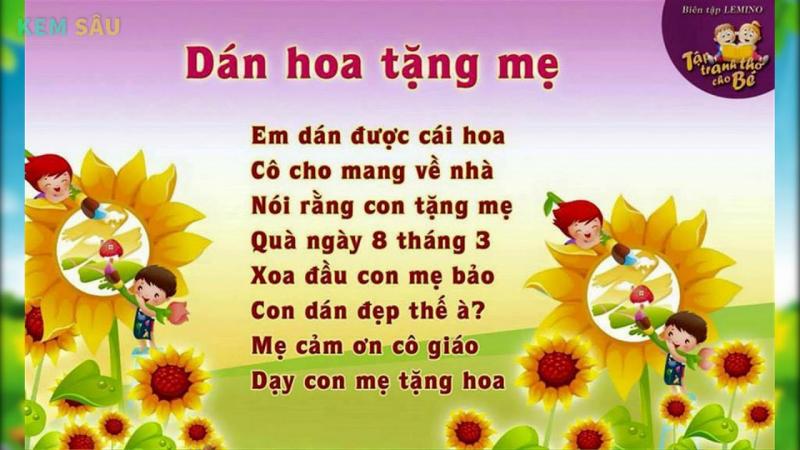 Đọc thuộc bài thơ ý nghĩa tặng mẹ