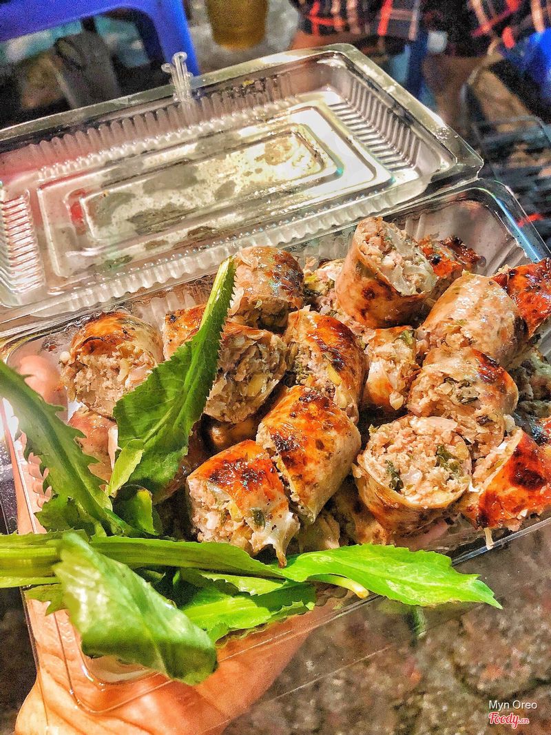 Dồi sụn nướng Chợ Thành Công