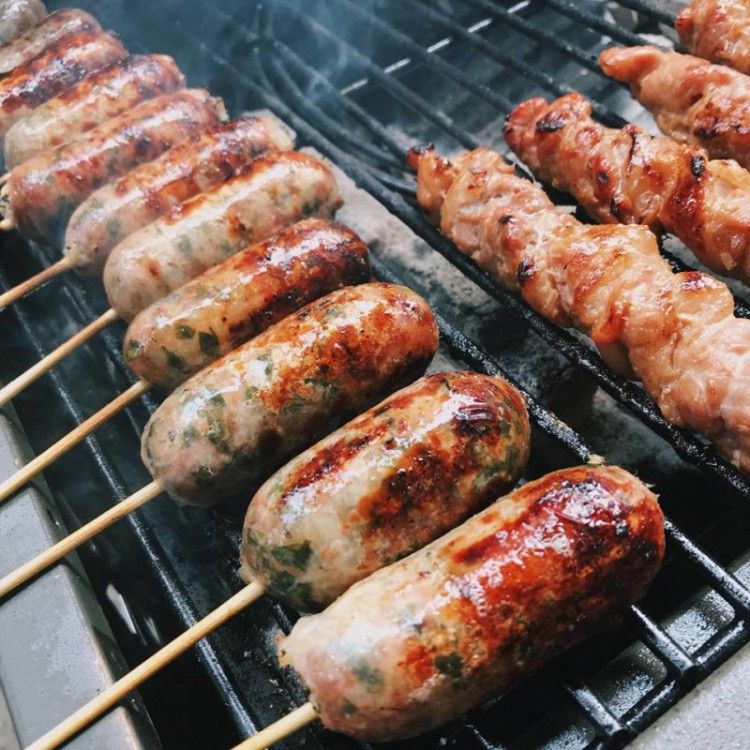 Dồi sụn nướng Chợ Thành Công