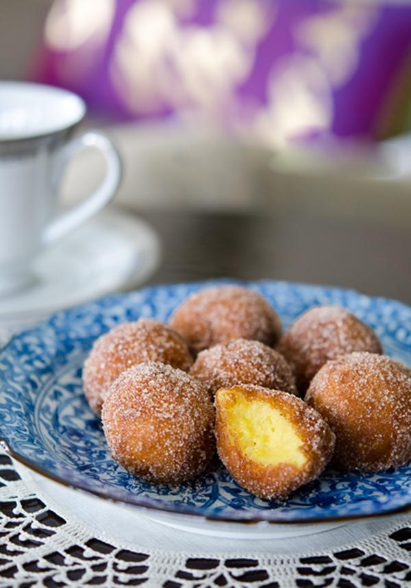 Bánh dunut khoai lang lạ mắt