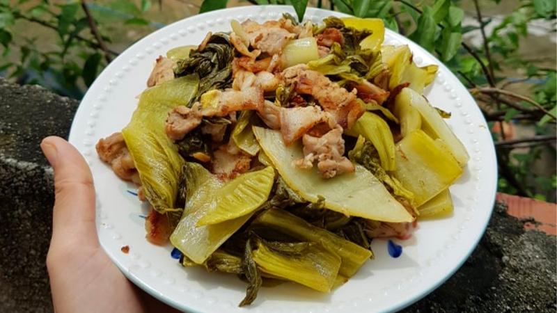 Dưa xào thịt