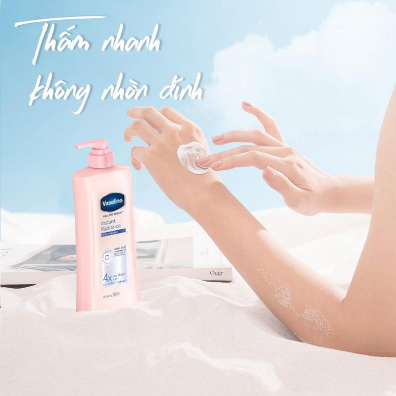 Dưỡng thể trắng da Vaseline Healthy White Instant Radiance