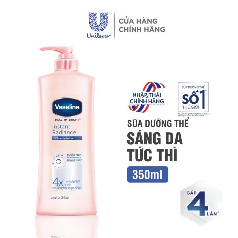 Dưỡng thể trắng da Vaseline Healthy White Instant Radiance