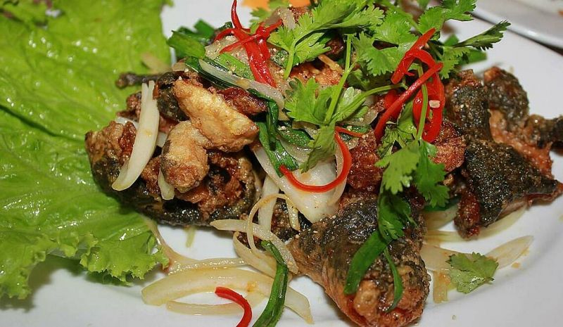 Ếch chiên mắm