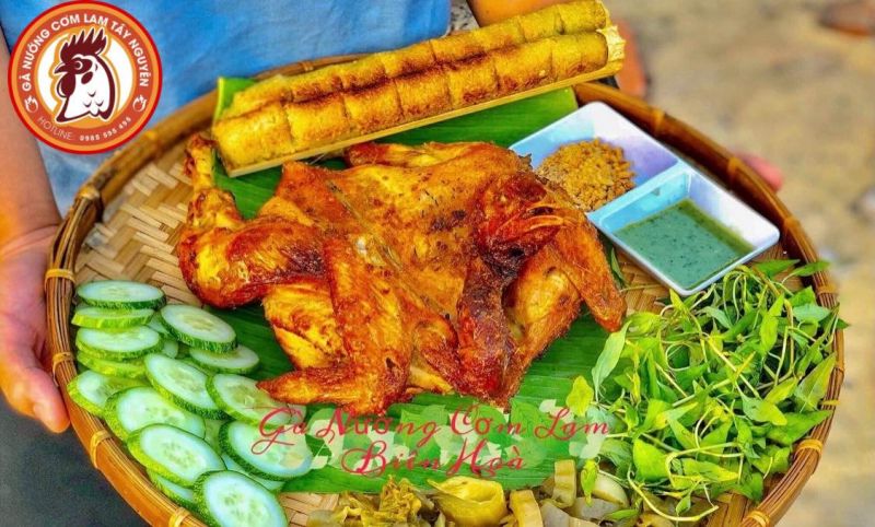 Gà Nướng Cơm Lam