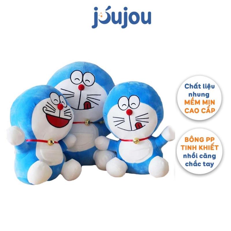 Gấu bông doraemon hình thú mềm mịn size 25cm JouJou nhỏ xinh siêu dễ thương cho bé