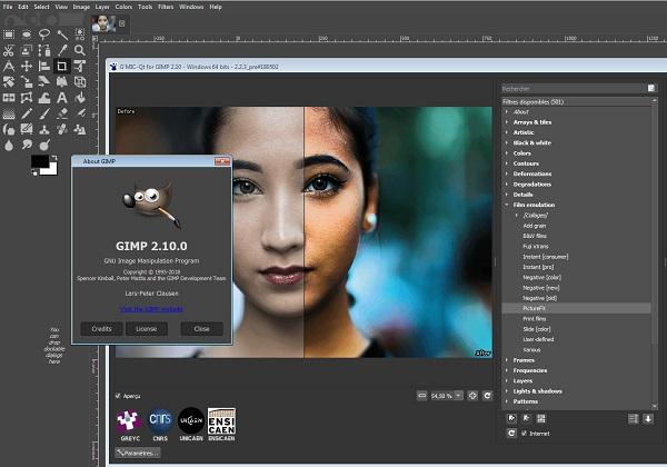 Một trong những tính năng của GIMP
