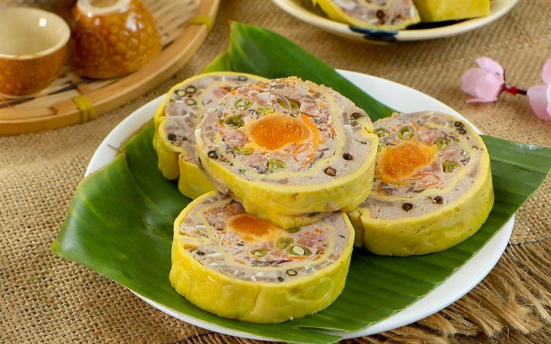 Giò xào ngũ sắc