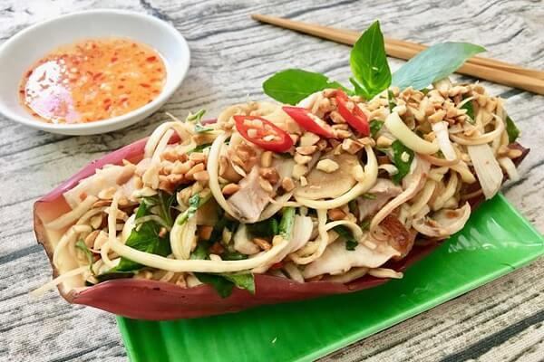 Gỏi bắp chuối chay