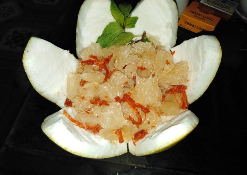 Gỏi bưởi bò khô