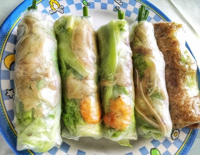 Gỏi cuốn - Bò bía Cô Thanh