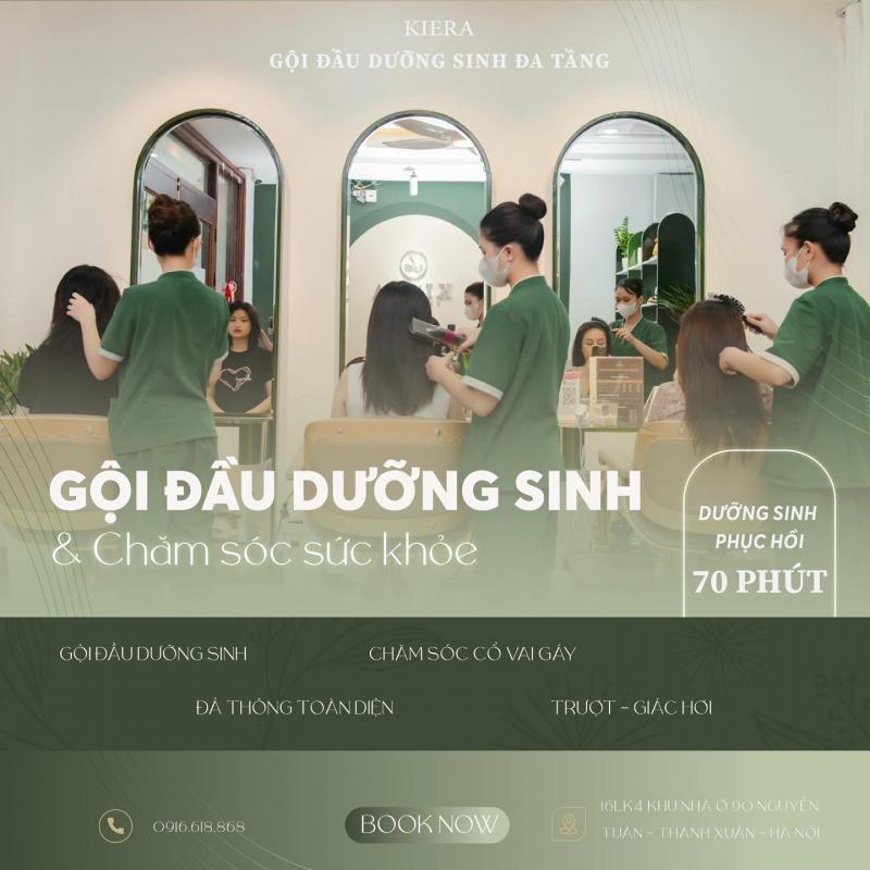 Gội đầu dưỡng sinh đa tầng - Kiera Nguyễn Tuân