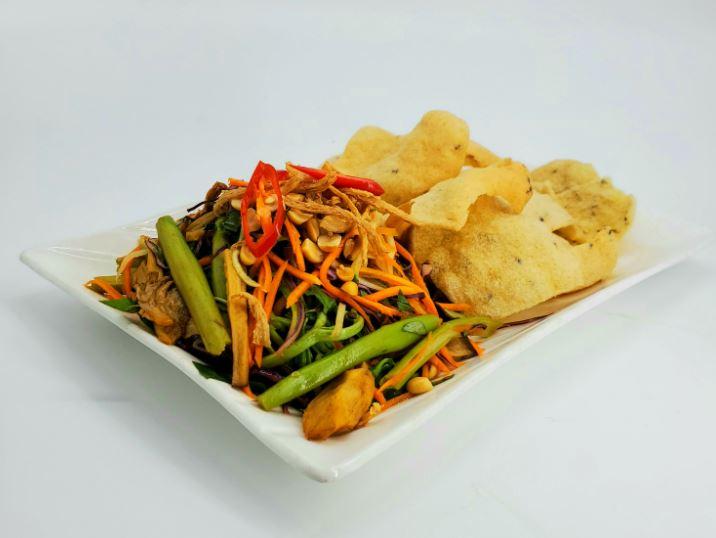Gỏi rau nhút chay