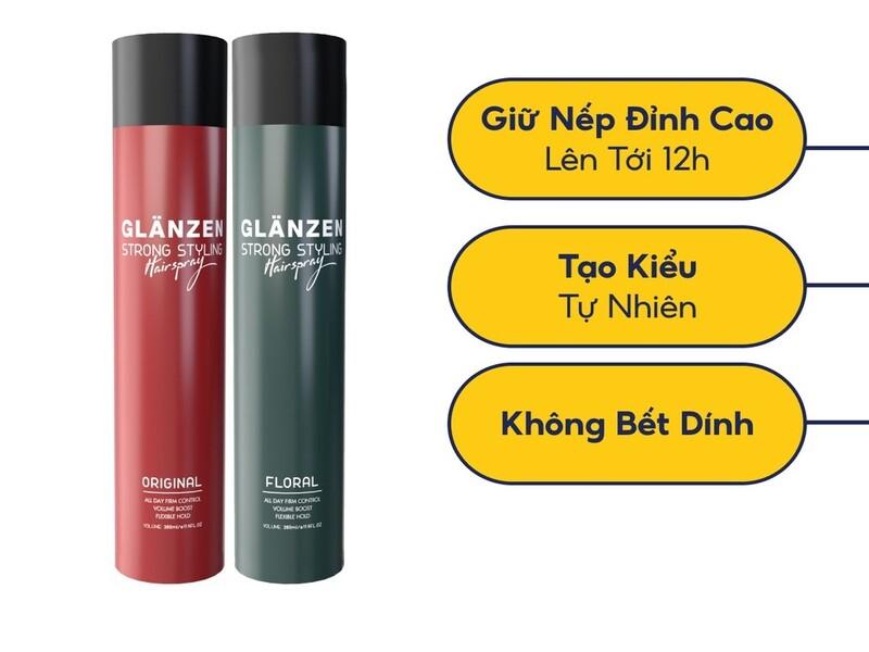 Gôm xịt tóc GLANZEN