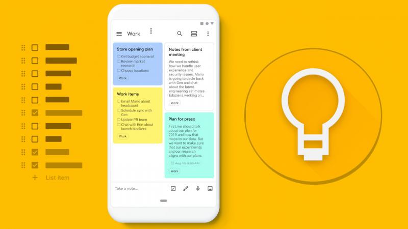 Google Keep - Ghi chú và danh sách