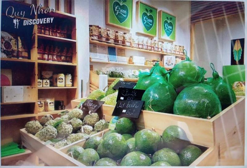 Không gian bên trong Green Mart.