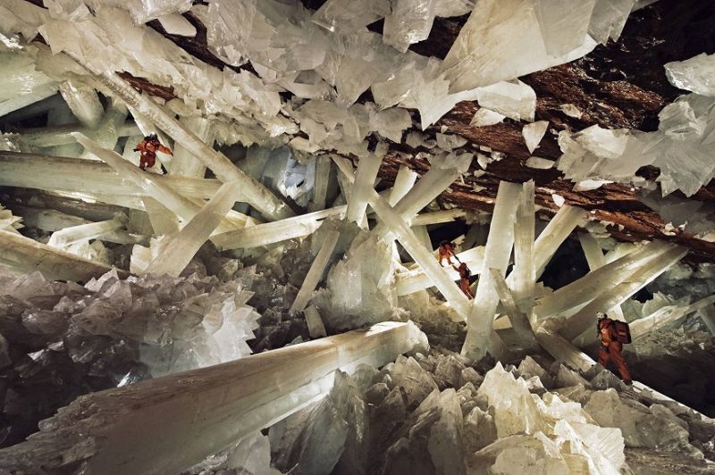 Hang pha lê Naica mine, Mexico
