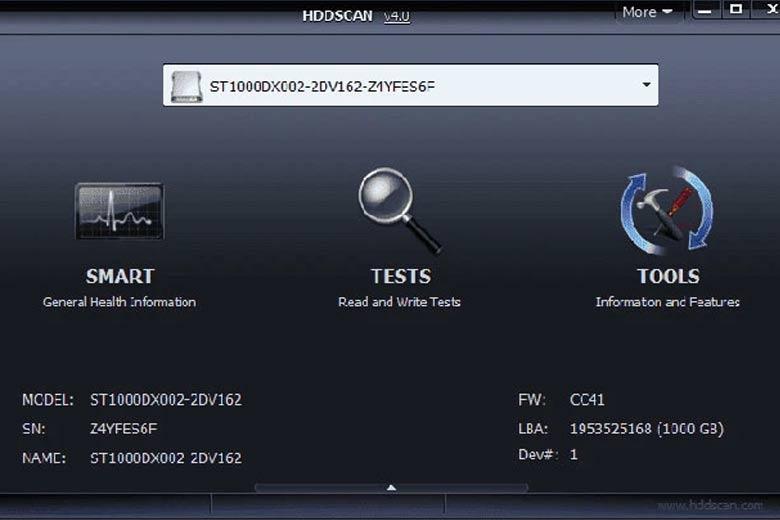 HDDScan