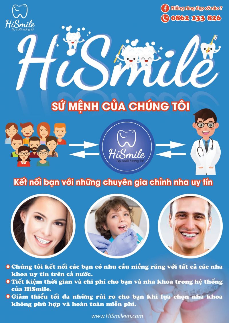 HiSmile kết nối bạn và nha khoa uy tín
