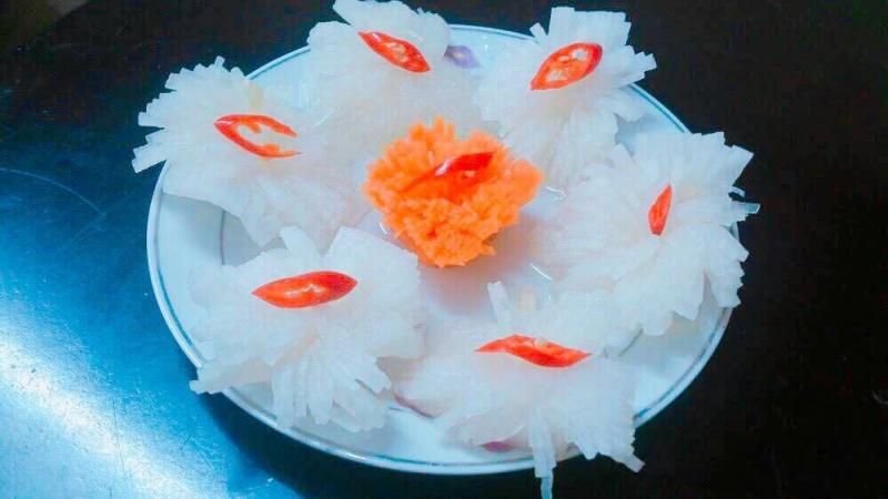 Hoa cúc củ cải muối chua ngọt