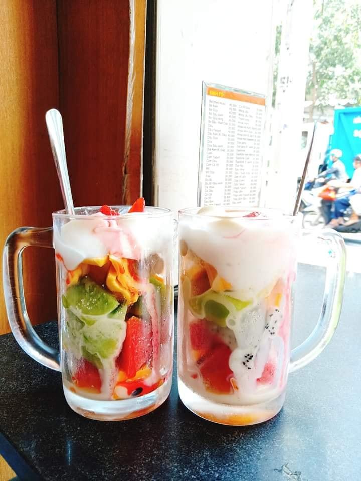 ﻿﻿Hoa quả dầm - Chè khúc bạch MyMei