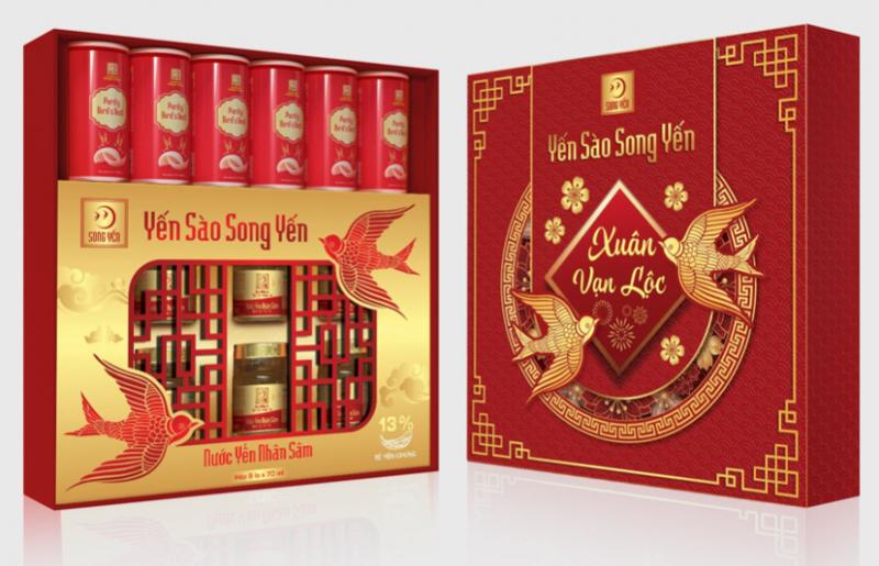 Hộp Quà Tết Song Yến - Xuân Vạn Lộc 2023