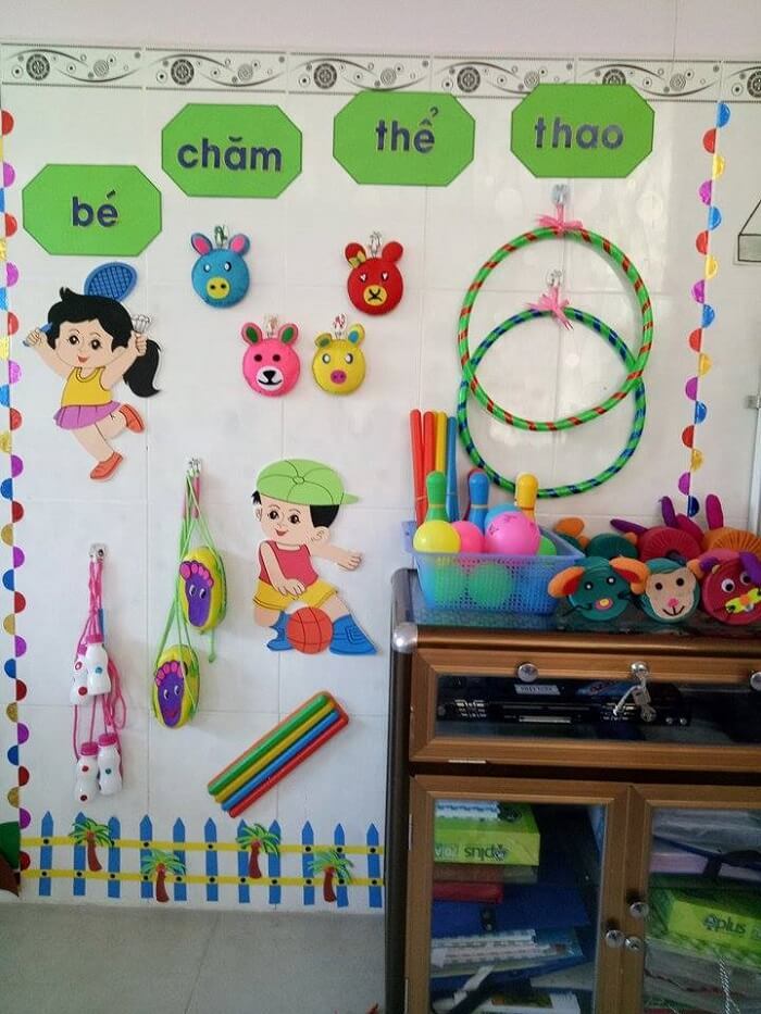 Hướng dẫn trang trí lớp học mầm non 5