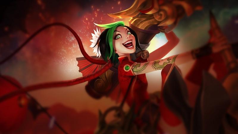 Trang phục Jinx Pháo Hoa cực kỳ đẹp mắt