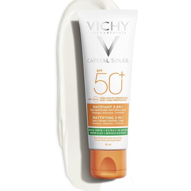 Vichy SPF 50+ Capital Soleil Mattifying 3-IN-1 SPF 50+ UVB+UVA 50ml