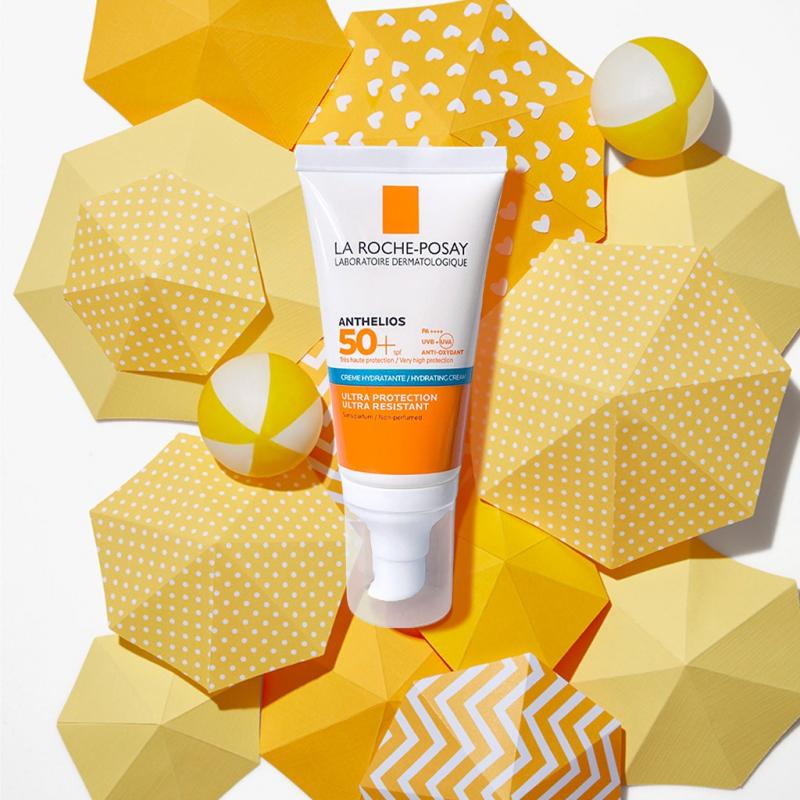 Kem chống nắng cho da thường và khô nhạy cảm La Roche-Posay Anthelios Hydrating Cream SPF50+