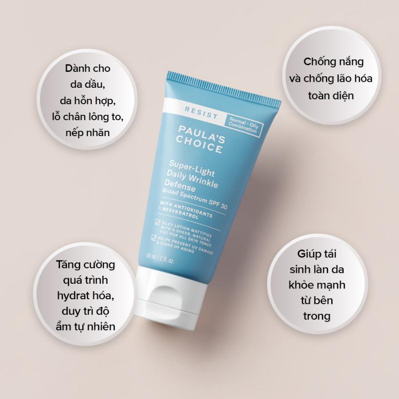 Paula’s Choice Resist Super – Light Daily Wrinkle Defence SPF 30