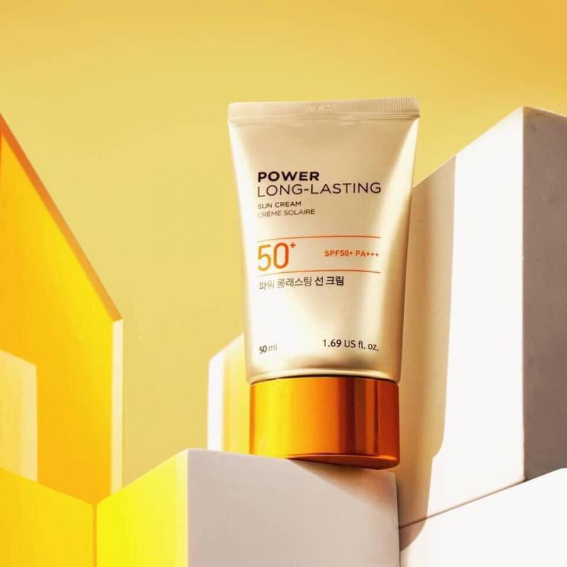 Kem chống nắng đa năng TheFaceShop Natural SunEco Power LongLasting Sun CreamSPF50+