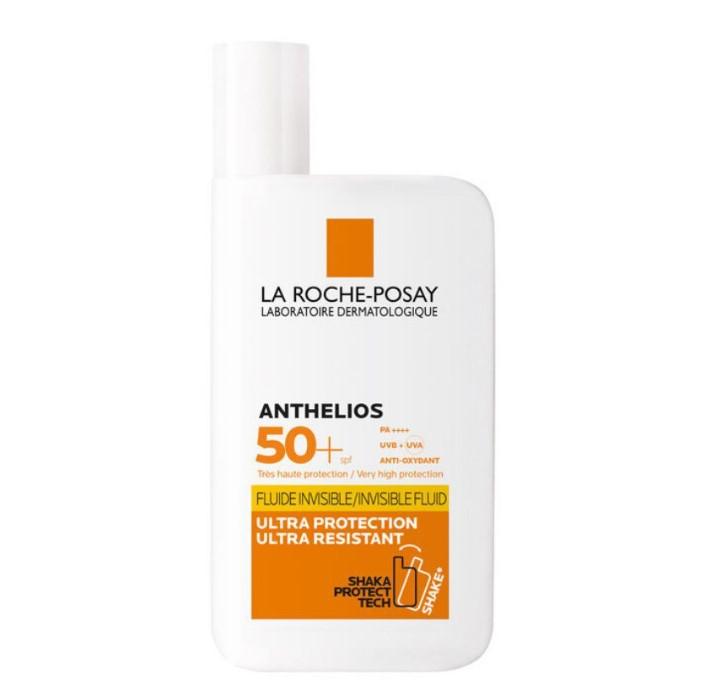 Kem chống nắng dạng sữa lỏng nhẹ không nhờn rít La Roche-Posay Anthelios Invisible Fluid SPF 50+